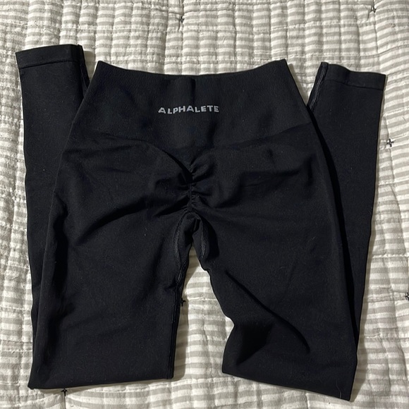Alphalete Pants - Amplify Black Leggings size small